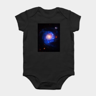 Pinwheel Galaxy Blue Baby Bodysuit